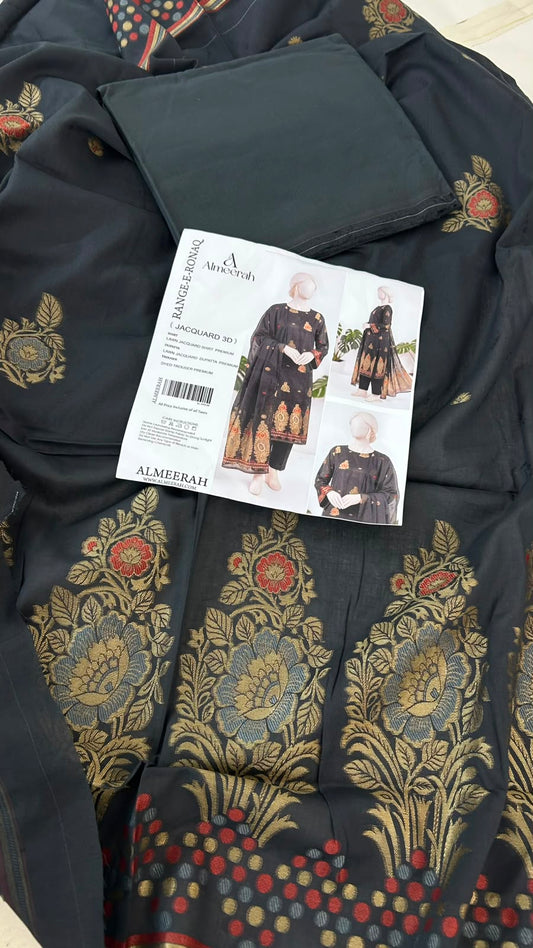 JACQUARD LAWN 3 PC