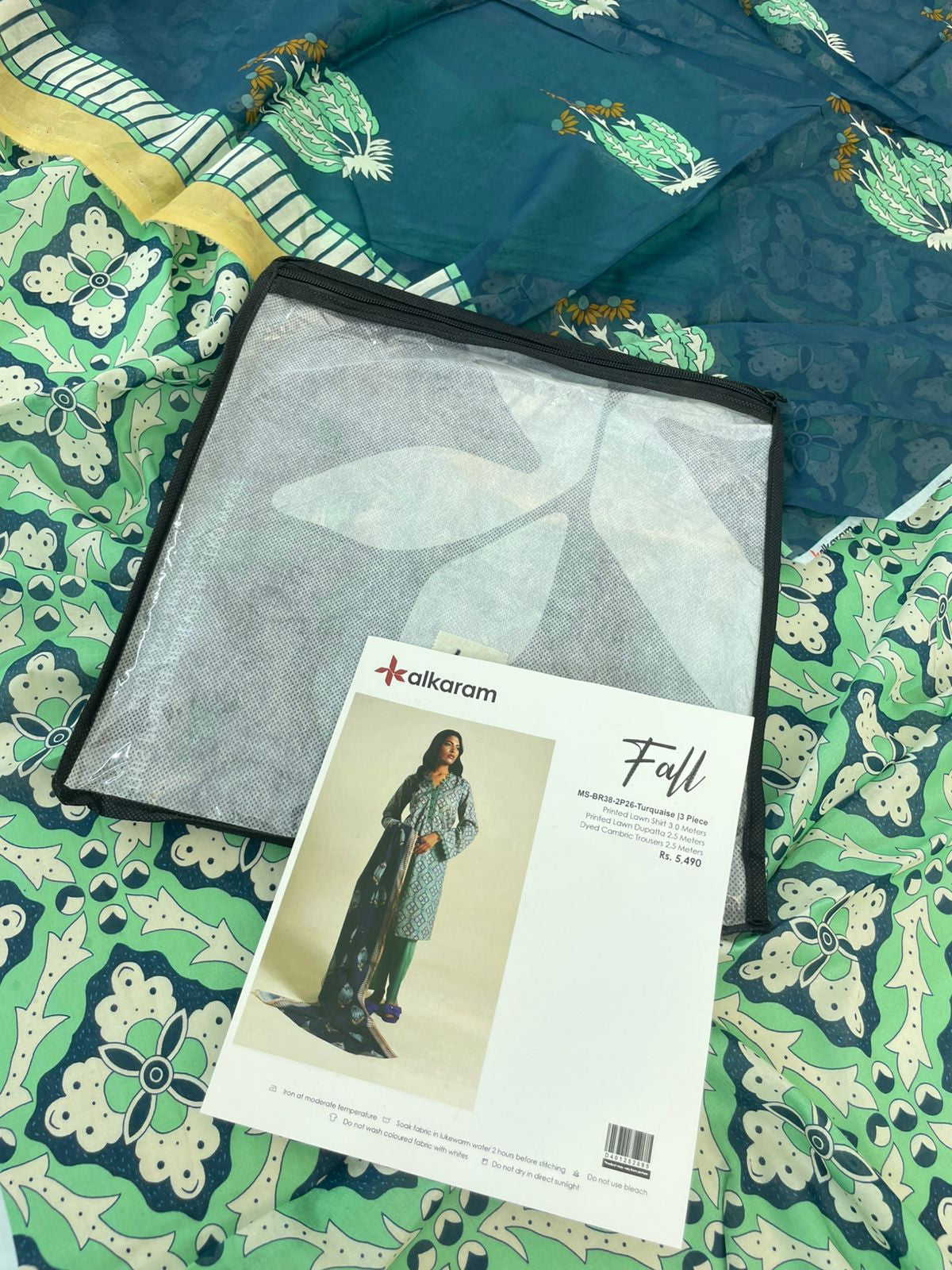ALKARAM LAWN 3 PC
