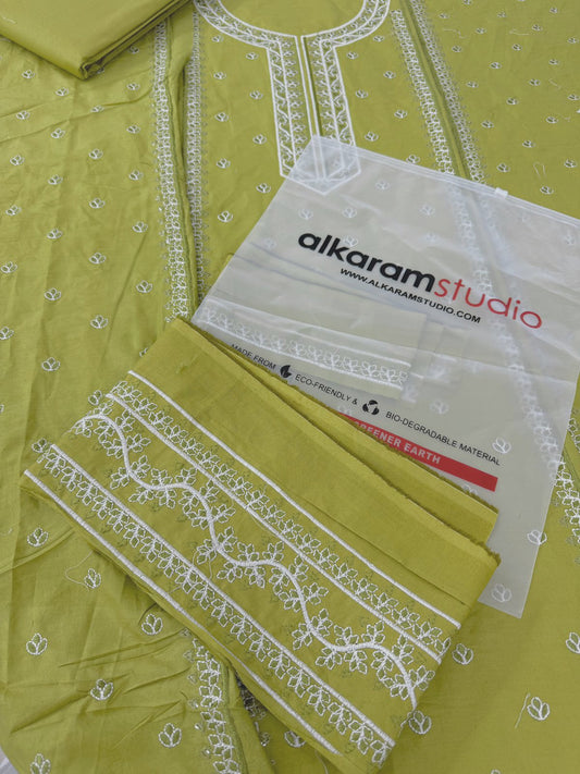 ALKARAM BFRESH EMB 2 PC SHIRT TROUSER