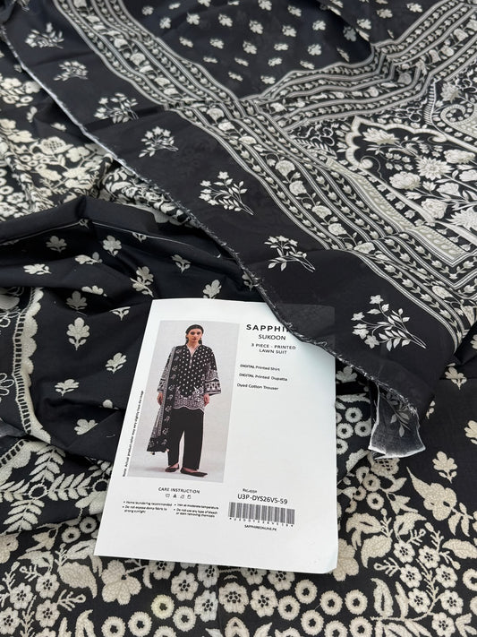 SAPPHIRE LAWN 3 PC