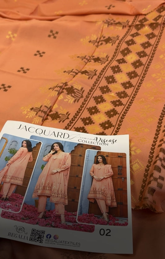 LINEN VISCOSE JACQUARD 3 PC