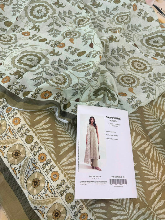 SAPPHIRE LAWN 3 PC