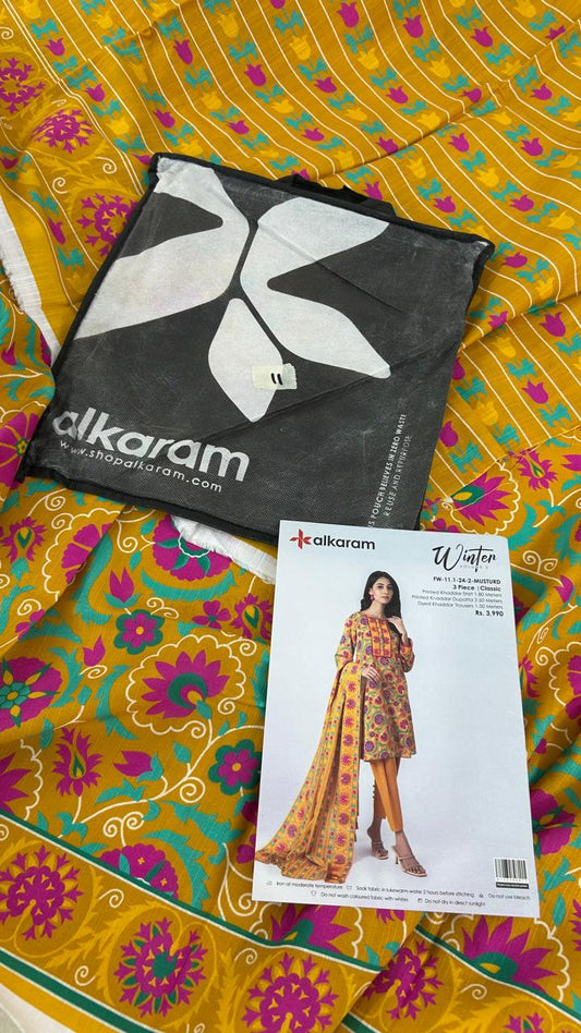 ALKARAM KHADDAR 3 PC