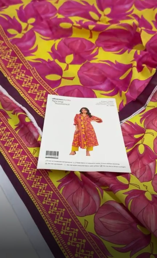 ALKARAM LAWN 3 PC