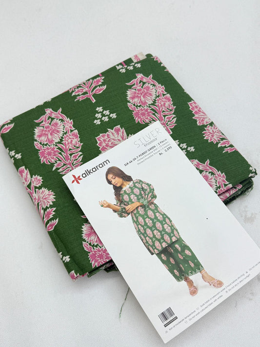 ALKARAM KHADDAR SHIRT TROUSER 2 PC