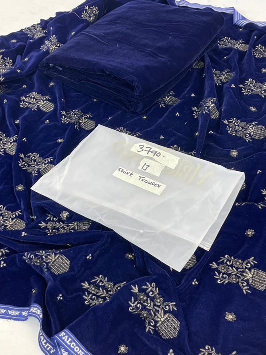 MARIA B EMB VELVET 2 PC