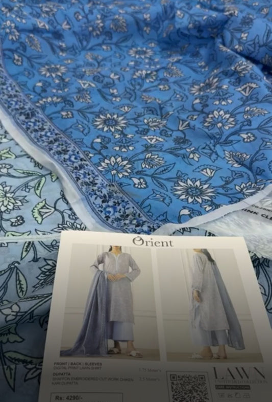 ORIENT LAWN 2 PC SHIRT DUPTA