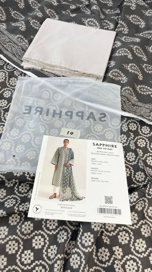 SAPPHIRE LAWN 3 PC