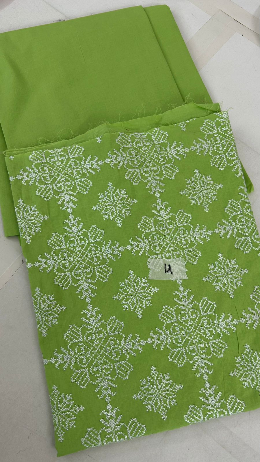 BAREEZE EMB 2PC SHIRT TROUSER