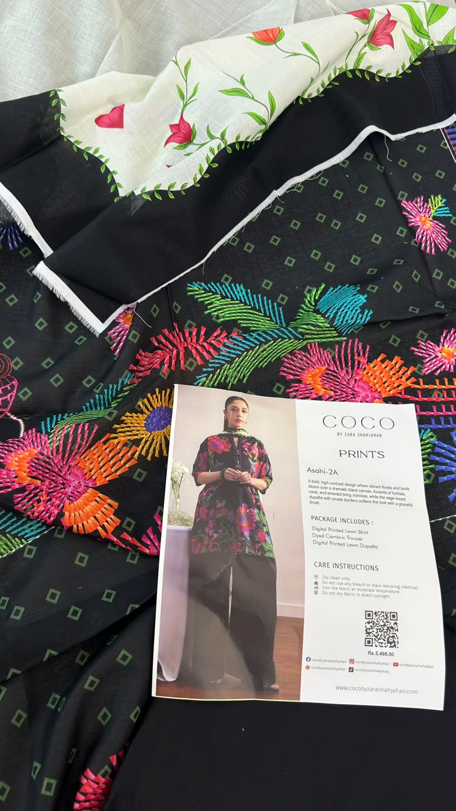 COCO ZARASHAH LAWN 3 PC