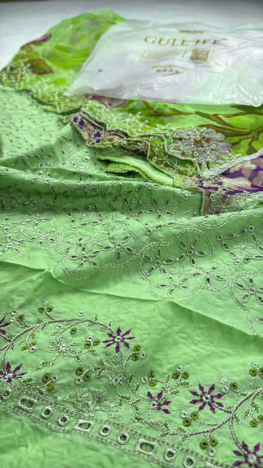 CHICKANKARI LAWN 3 PC