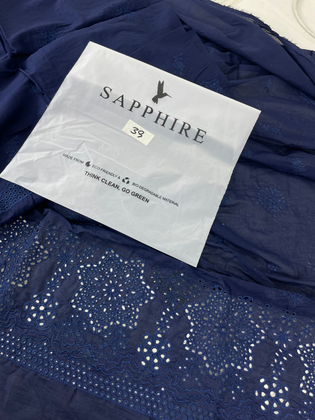 SAPPHIRE 2 PC EMB SHIRT TROUSER