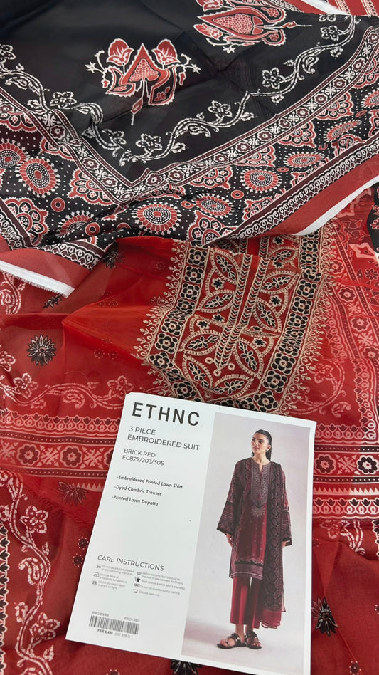 ETHNC EMB LAWN 3 PC