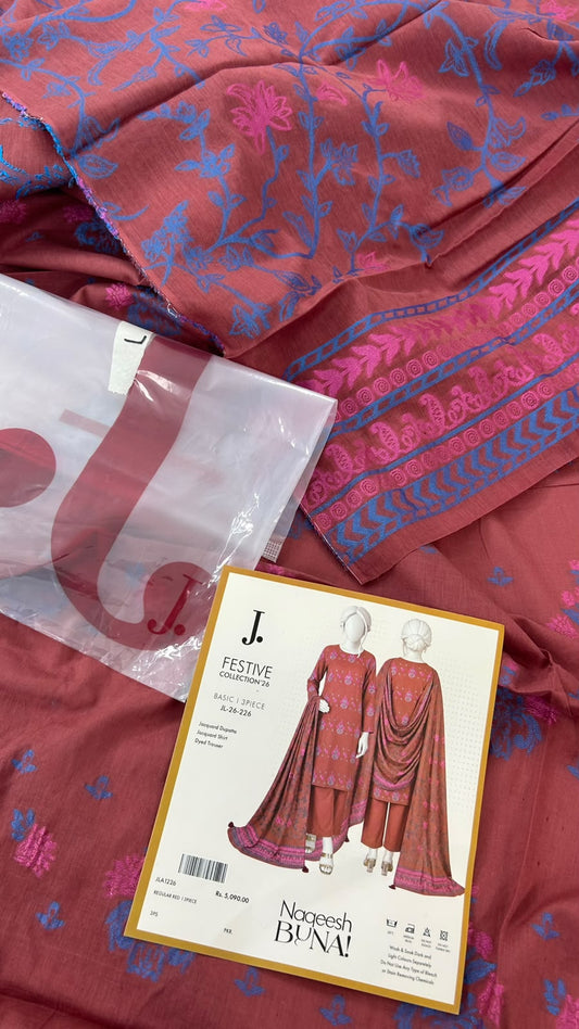 J. JACQUARD LAWN 3 PC