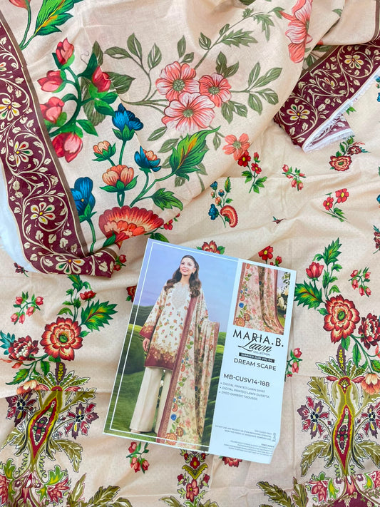 MARIA B LAWN 3 PC
