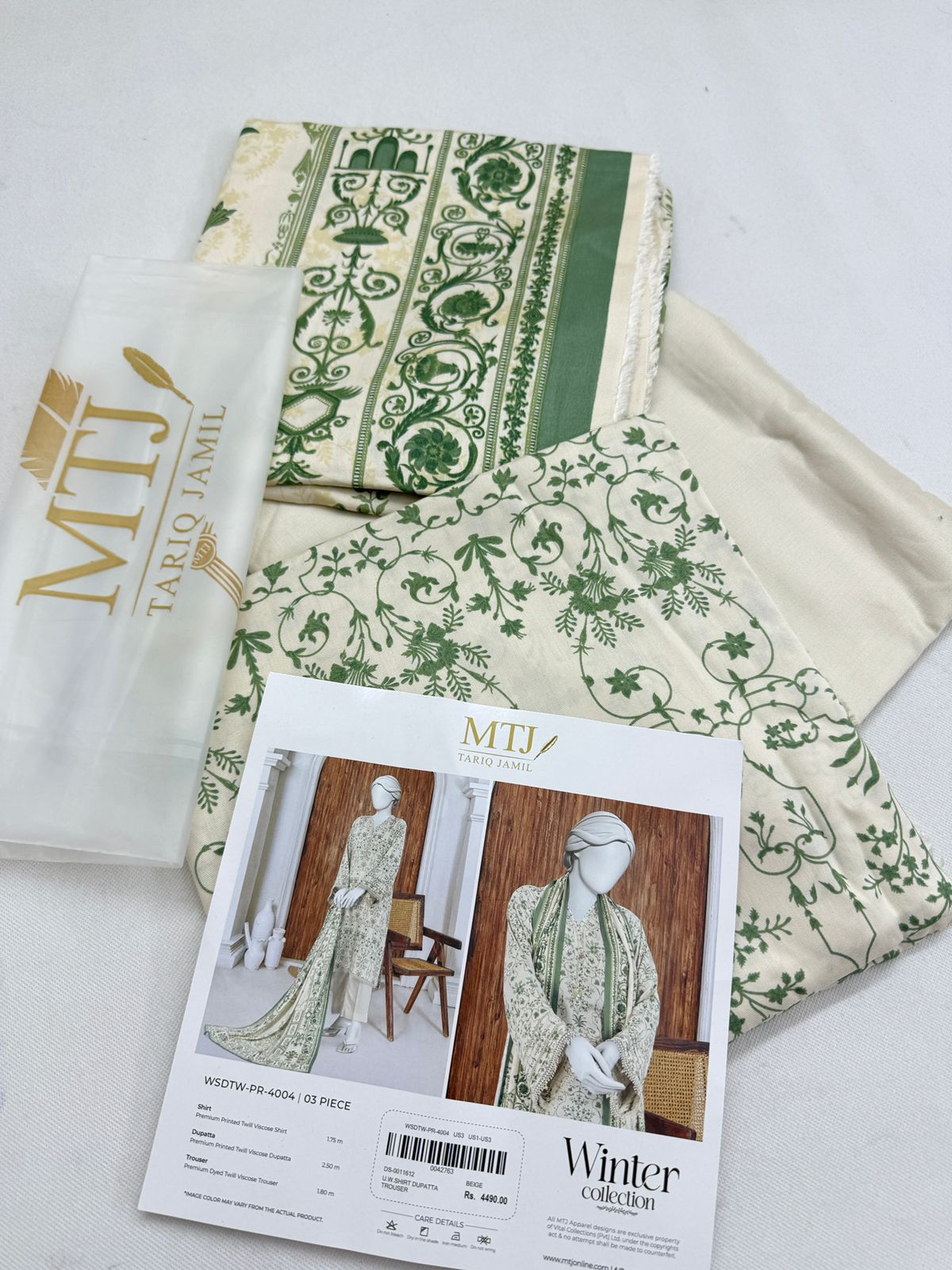 MTJ TWILL VISCOSE 3 PC