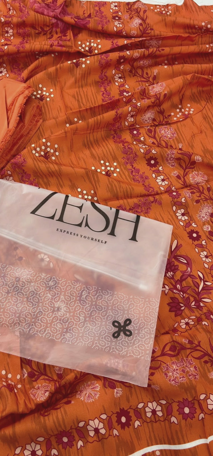 ZESH VISCOSE 2 PC SHIRT TROUSER