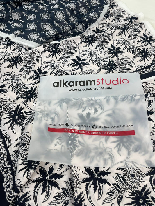 ALKARAM LAWN SHIRT DUPATTA 2  PC
