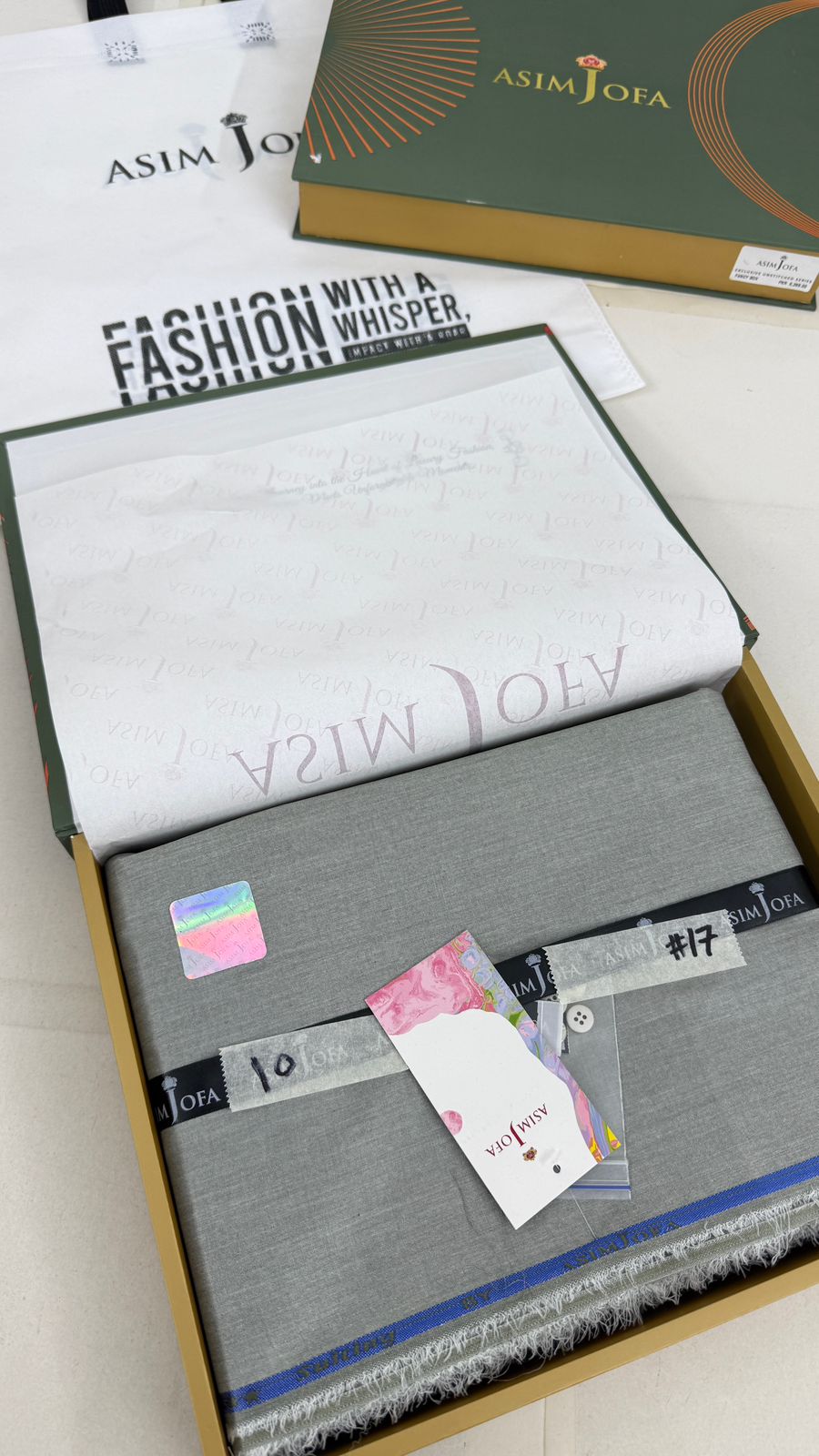 ASIM JOFA LUXURY BOX GENTS WASH N WEAR SUMMER