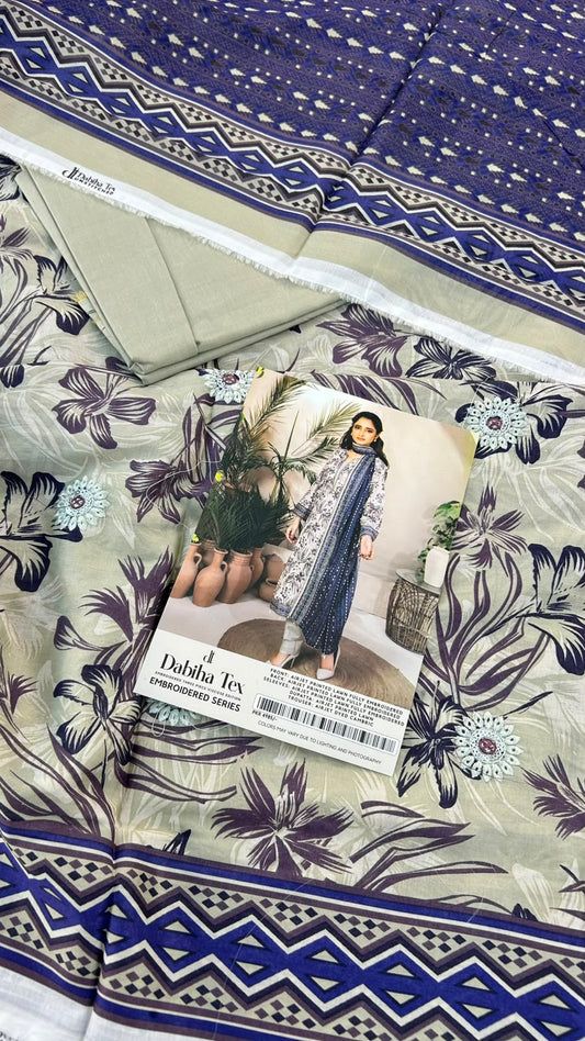 ZESH EMB LAWN 3 PC LOT