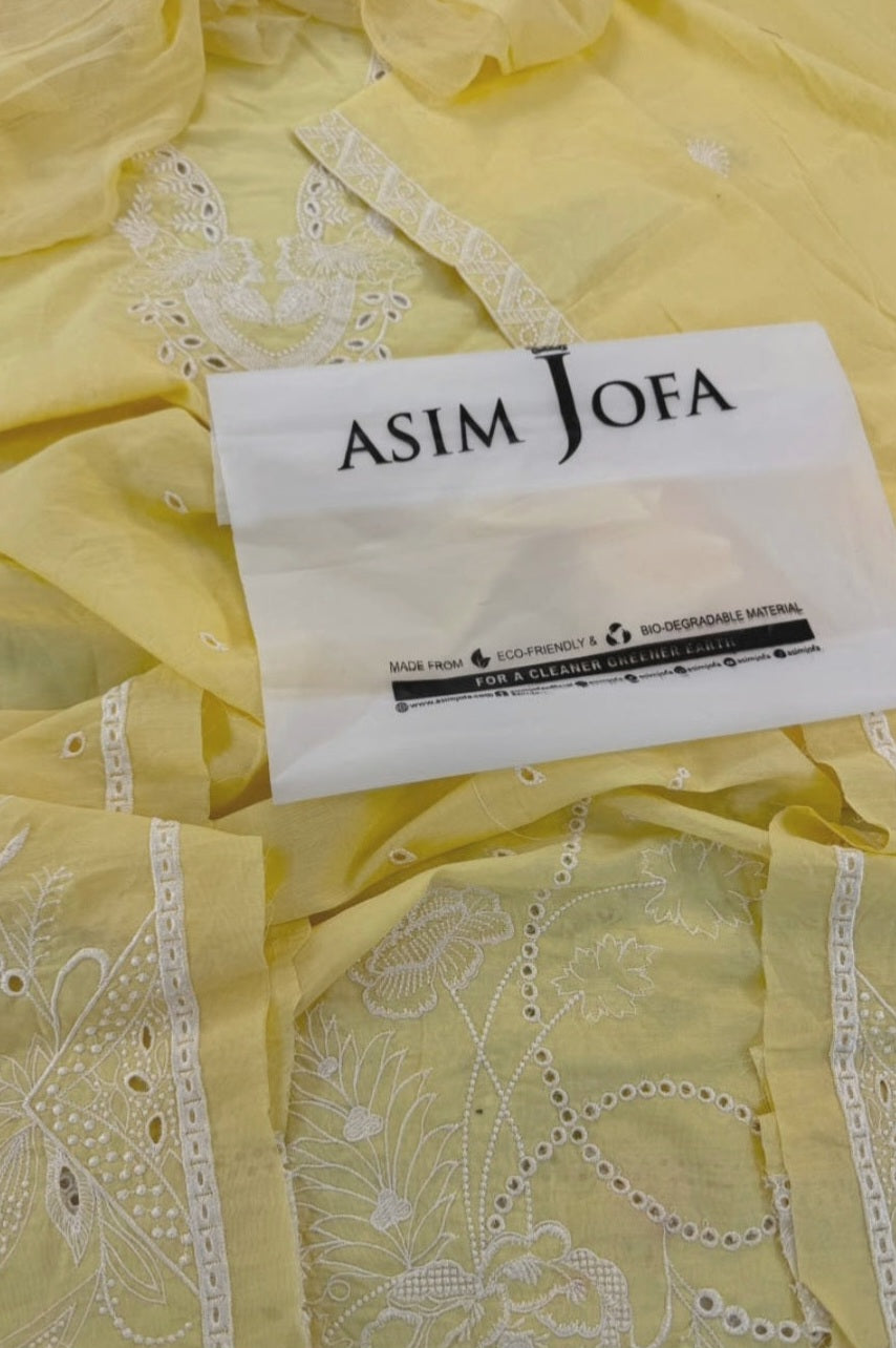 ASIMJOFA LAWN EMB 2 PC SHIRT DUPATTA