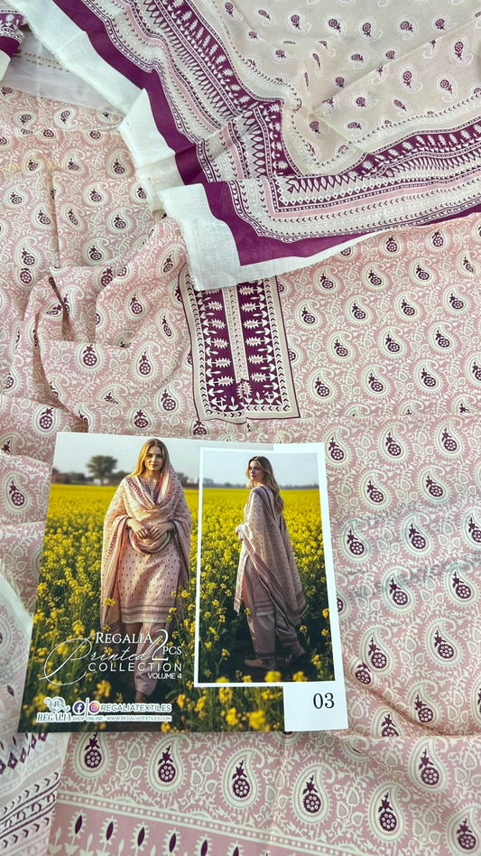 REGALIA 2 PC LAWN SHIRT DUPATTA