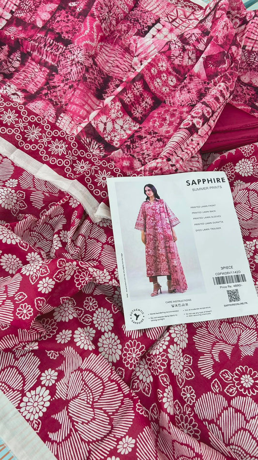 SAPPHIRE LAWN 3 PC