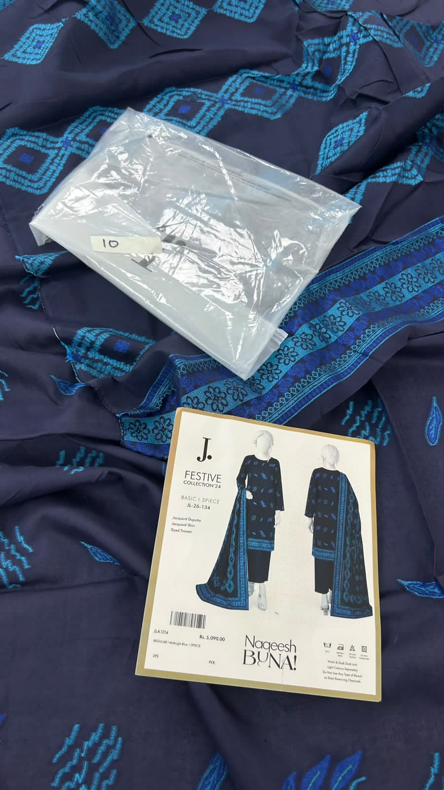 J. JACQUARD LAWN 3 PC