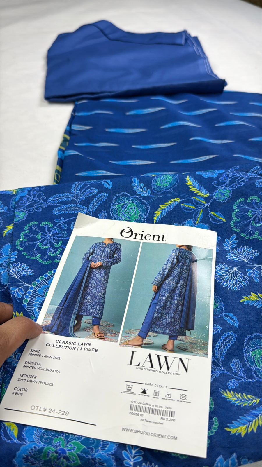 ORIENT LAWN 3 PC