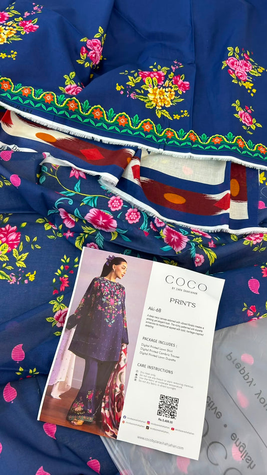 COCO ZARASHAH LAWN 3 PC