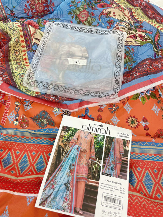 ALMIRAH LAWN 3 PC