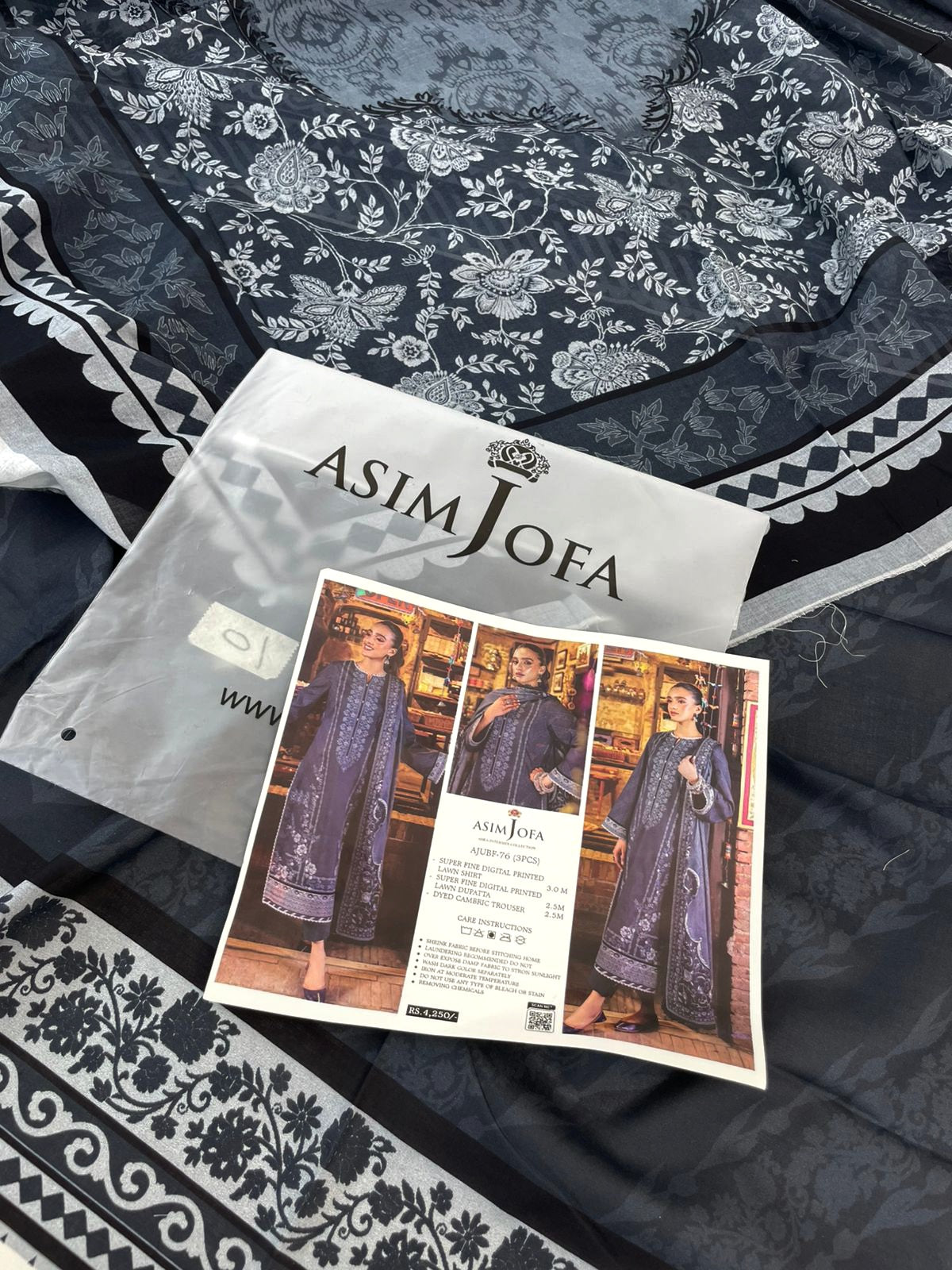 ASIMJOFA LAWN 3PC