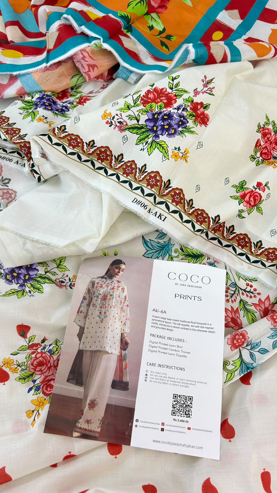 COCO ZARASHAH LAWN 3 PC