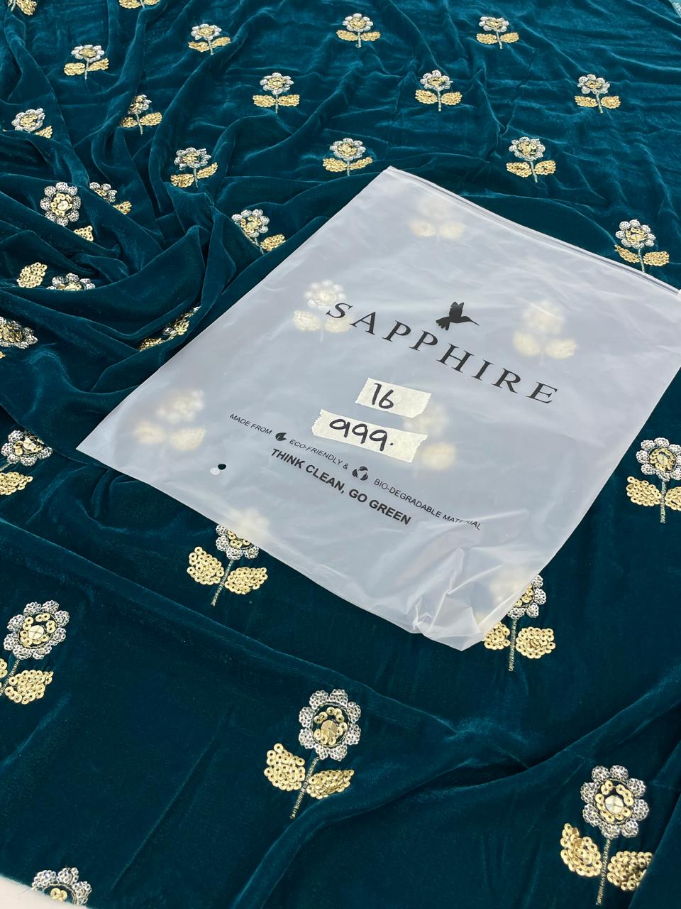 MARIA B VELVET ONLY FRONT