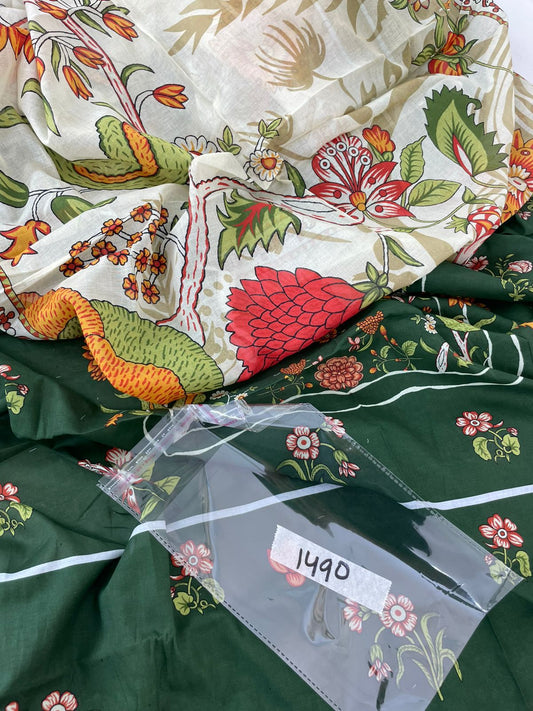MIX BRAND SHIRT DUPATTA 2 PC