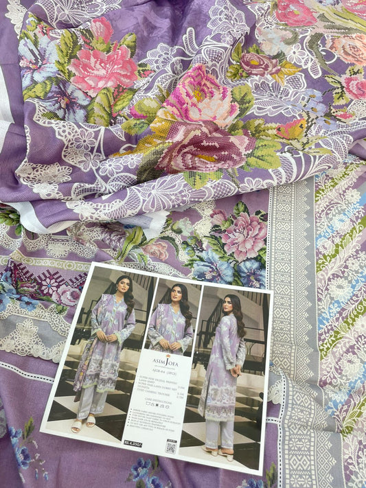 ASIMJOFA LAWN 3 PC