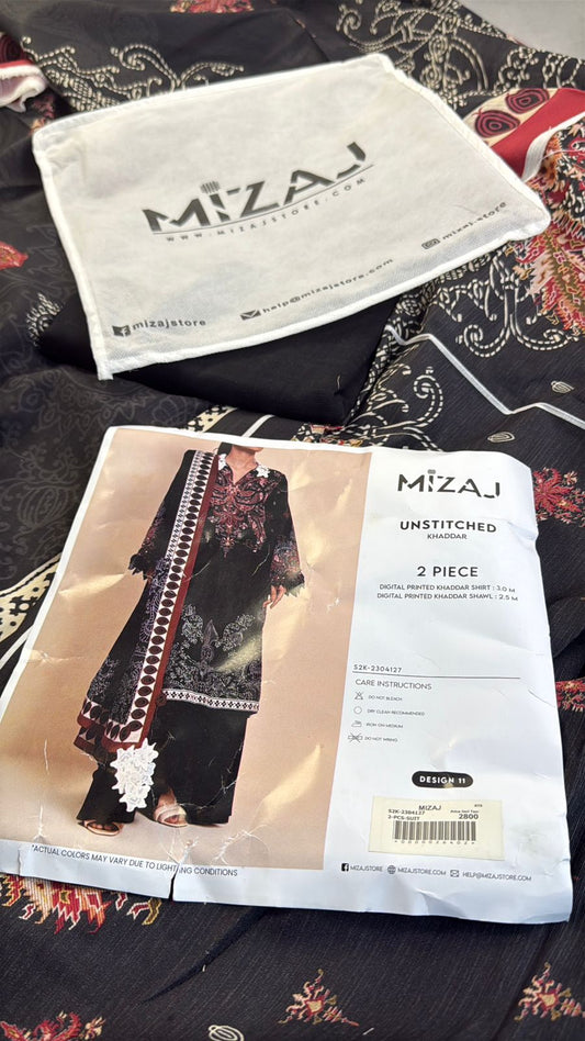 MIZAJ KHADDAR 3 PC