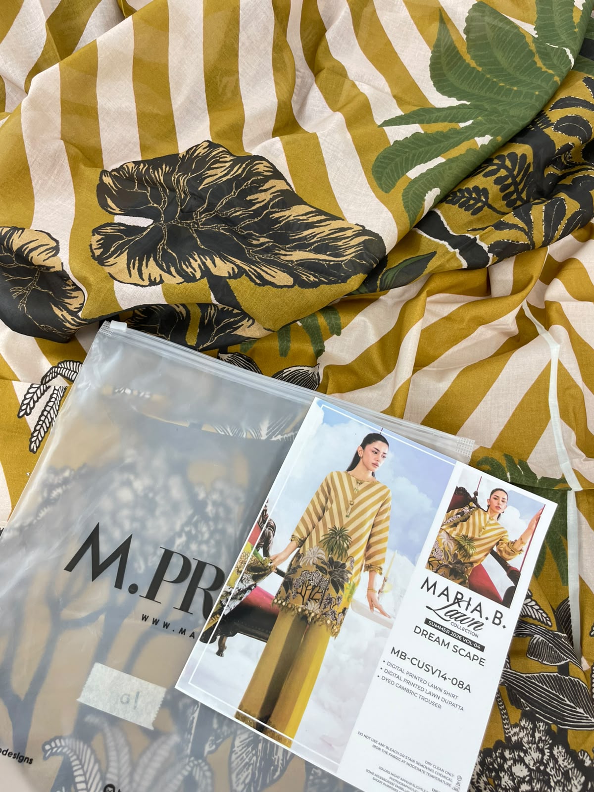 MARIA B LAWN 3 PC
