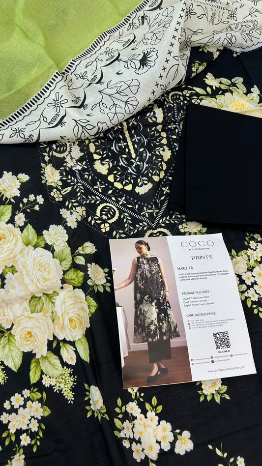 COCO ZARASHAH LAWN 3 PC