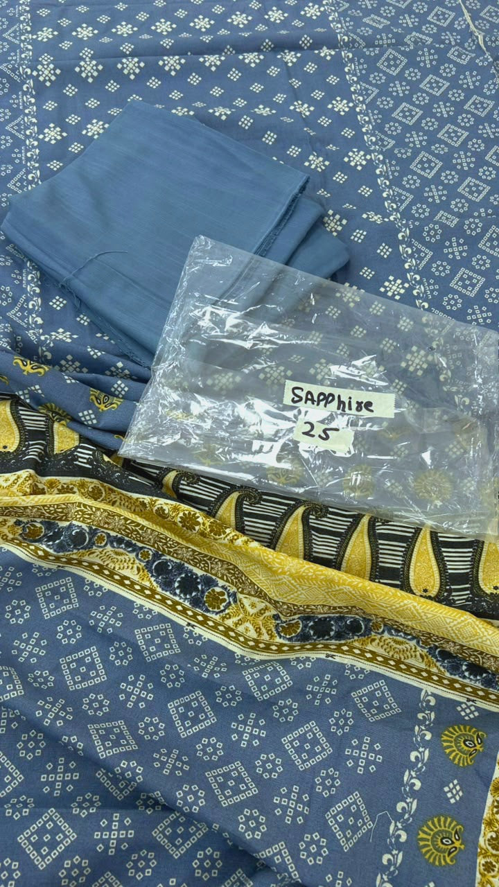 SAPPHIRE KHADDAR 2 PC SHIRT TROUSER