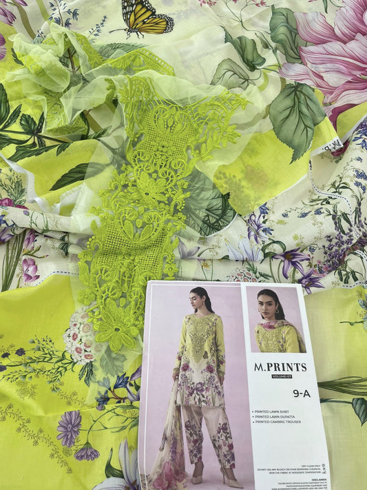 MARIA B LAWN LUXURY 3PC