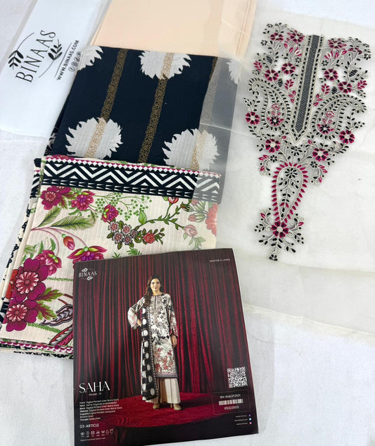 GULL JEE EMB LINEN 3 PC