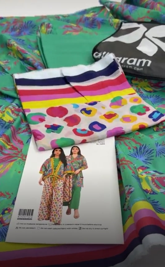 ALKARAM LAWN 3 PC