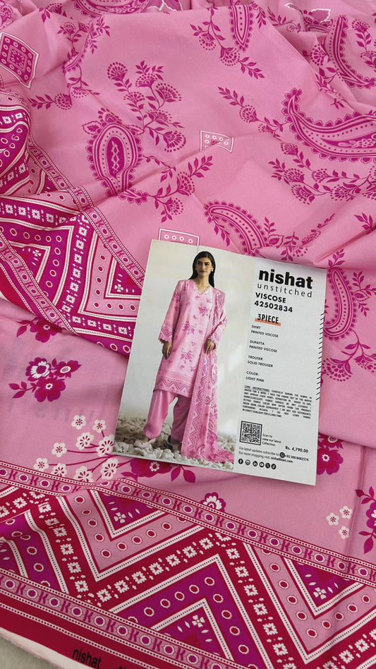 NISHAT VISCOSE 3 PC