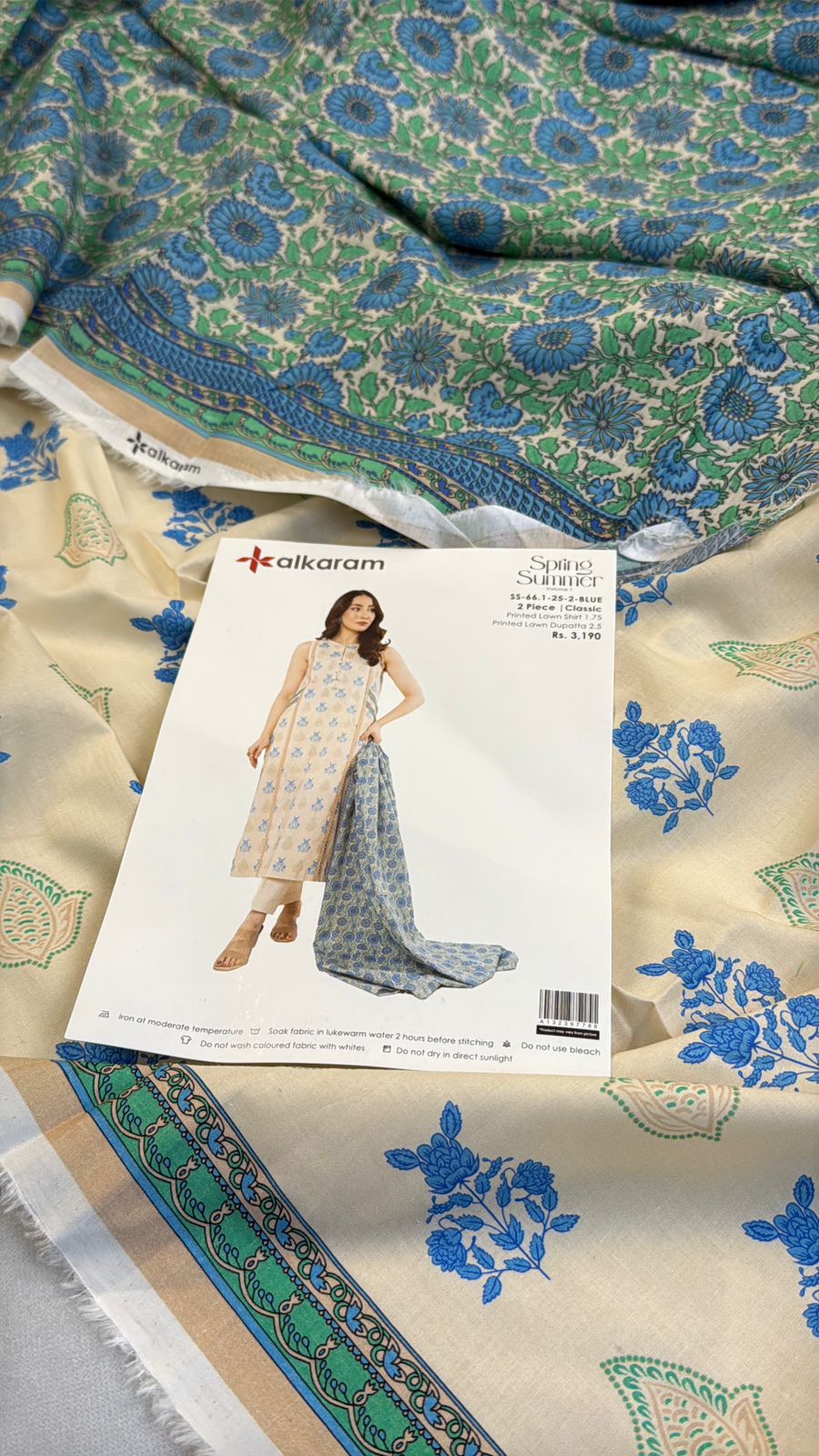 ALKARAM 2PC SHIRT DUPATTA