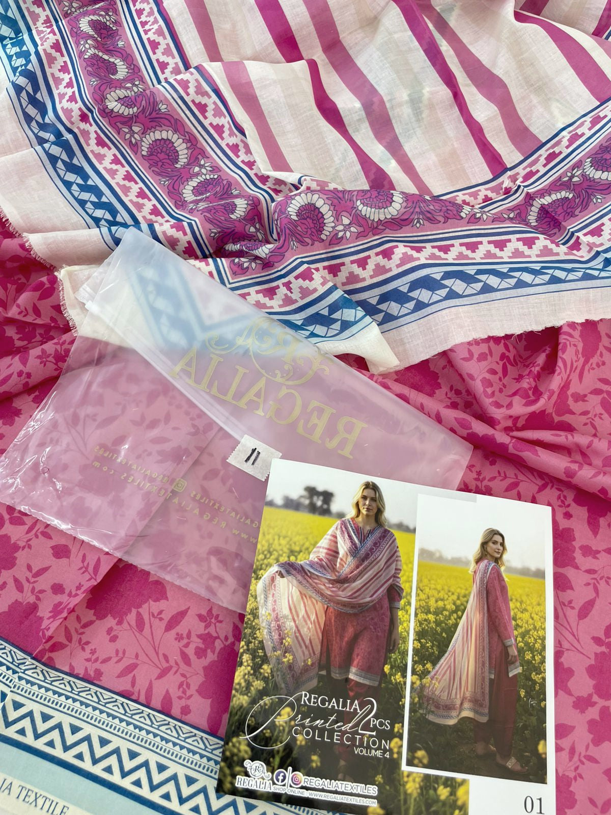 REGALIA LAWN SHIRT DUPATTA 2PC