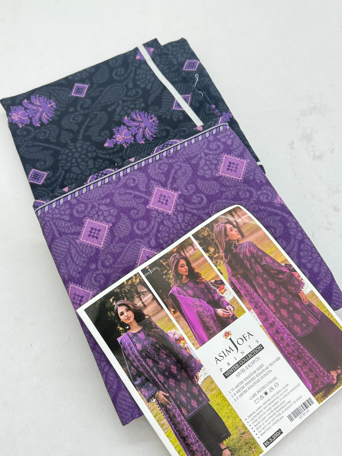 ASIM JOFA KHADDAR 3 PC