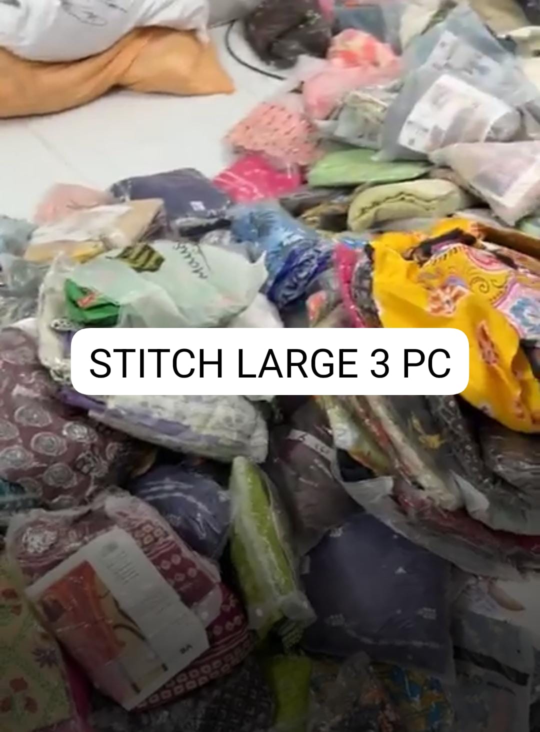 RANDOM  LARGE STICH PRINTED 3 PC
