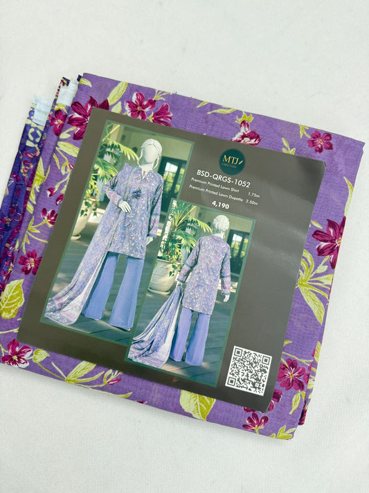 MTJ LAWN 2 PC SHIRT DUPATTA
