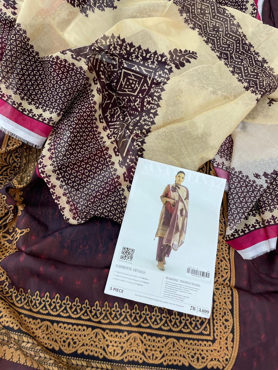 SANA SAFINAZ LAWN 3PC